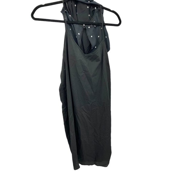 Who What Wear Dress Cold Shoulder Polka Dot Black White Lined‎ Womens XL - Picture 5 of 8